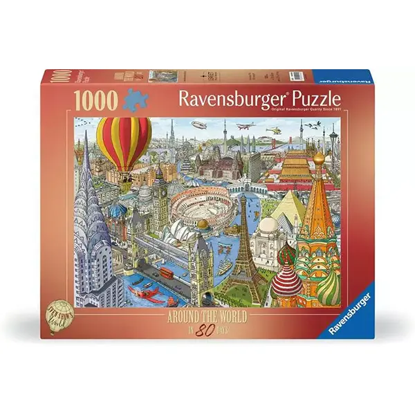 قیمت و خرید پازل 1000 تکه رونزبرگر طرح دوردنیا در 80 روز