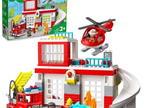 لگو Duplo مدل Fire Station & Helicopter 10970