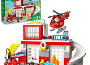 لگو Duplo مدل Fire Station & Helicopter 10970