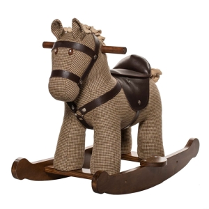 راکر کودک یانیک مدل اسب قهوه‌ای