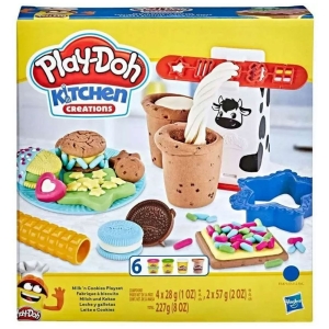 خمیر بازی Play-Doh مدل Milk'n Cookies Playset
