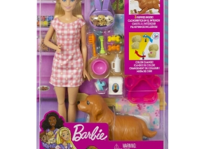 ست زایمان سگ و عروسک Barbie