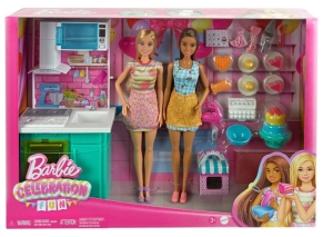 ست کیک پزی و عروسک Barbie
