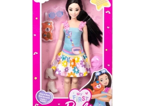 عروسک دامن گل‌دار My First Barbie