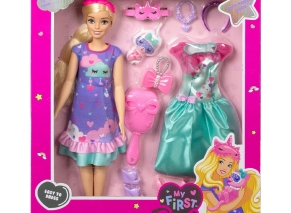 عروسک Deluxe مو بلوند My First Barbie