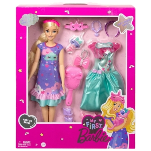 عروسک Deluxe مو بلوند My First Barbie