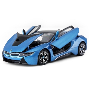 ماشین فلزی راستار مقیاس 1:24 مدل BMW i8 آبی