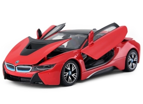 ماشین فلزی راستار مقیاس 1:24 مدل BMW i8 قرمز