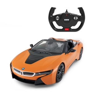 ماشین کنترلی راستار 1:12 مدل BMW i8 Roadster نارنجی