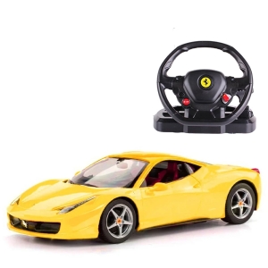 ماشین کنترلی فرمونی راستار 1:14 مدل Ferrari 458 Italia زرد