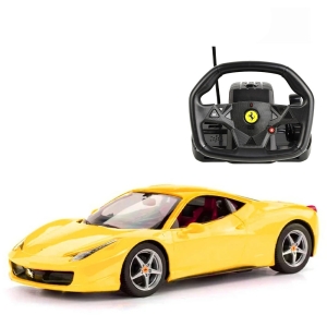 ماشین کنترلی فرمونی راستار 1:18 مدل Ferrari 458 Italia زرد