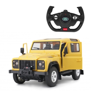 ماشین کنترلی راستار 1:14 مدل Land Rover Defender زرد