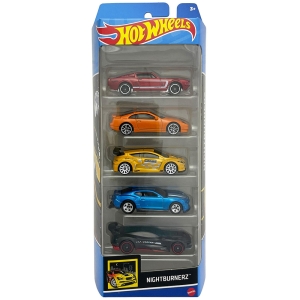 مجموعه 5 عددی ماشین Hot Wheels مدل Nightburnerz