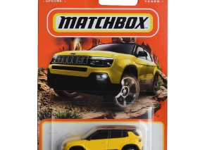 ماشین فلزی Matchbox مدل Yellow Jeep Avenger