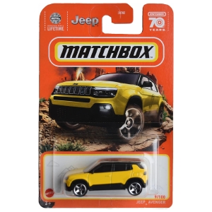 ماشین فلزی Matchbox مدل Yellow Jeep Avenger