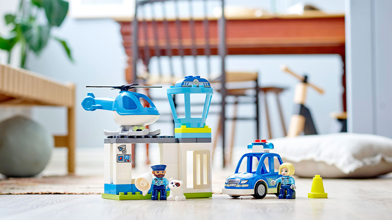 لگو Duplo مدل Police Station & Helicopter 10959