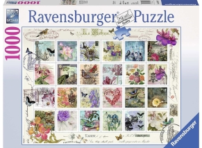 پازل 1000 قطعه Ravensburger طرح مجموعه تمبر