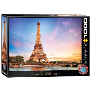پازل 1000 قطعه Eurographics طرح برج ایفل پاریس