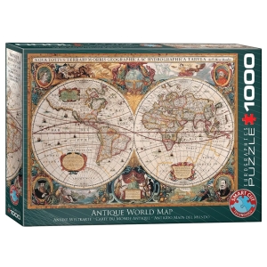 پازل 1000 قطعه Eurographics طرح نقشه آنتیک جهان