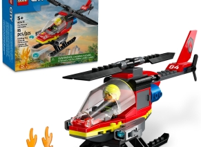 لگو City مدل Fire Rescue Helicopter 60411