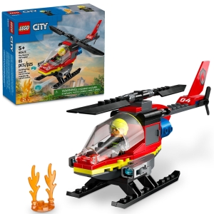 لگو City مدل Fire Rescue Helicopter 60411