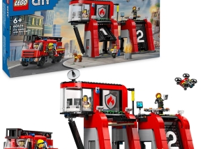 لگو City مدل Fire Station with Fire Truck 60414