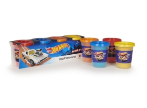 خمیر بازی Mattel مدل Hot Wheels Play Dough 4 Pack