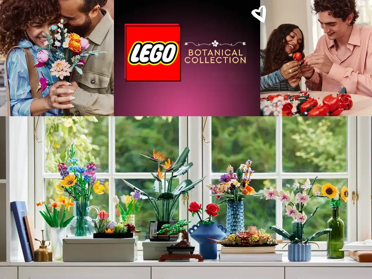 بنر اصلی لگو گل رز قرمز 40460