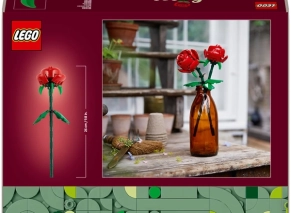 عکس جعبه لگو گل رز قرمز مدل Roses 40460
