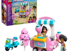 لگو فرندز Friends مدل 42643 پشمک فروشی و اسکوتر Cotton Candy Stand and Scooter