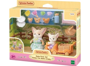 ست پیکنیک مینیاتوری خواهر روباهه و کودک سیلوانیان فامیلیز 5698 Sunny Picnic Set-Fennec Fox Sister & Baby