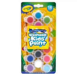 گواش 18 رنگ قابل‌شستشو کرایولا مدل Washable Kids' Paint