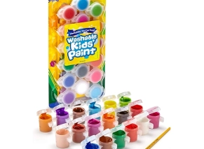 گواش 18 رنگ قابل‌شستشو کرایولا مدل Washable Kids' Paint