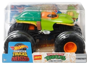 ماشین فلزی مانستر تراک Hot Wheels مدل Turtles Michelangelo