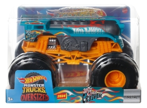 ماشین فلزی مانستر تراک Hot Wheels مدل West Coast Crusher با چرخ های لاستیکی غول پیکر