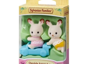 ست خرگوش سیلوانیان فامیلیز مدل 5420 Chocolate Rabbit Twins