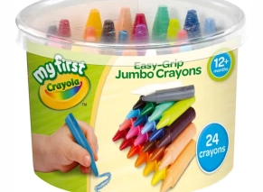 مداد شمعی بزرگ 24 رنگ کرایولا Crayola