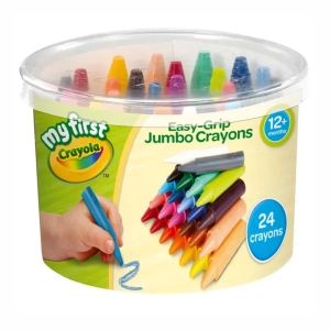 مداد شمعی بزرگ 24 رنگ کرایولا Crayola