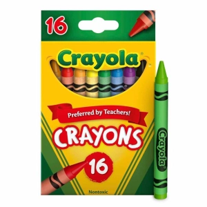 مداد شمعی قابل‌شستشو 16 رنگ کرایولا Crayola