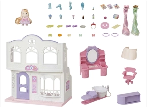 sylvanian families pony's stylish hair salon سالن آرایش مو پونی سیلوانیان فامیلیز