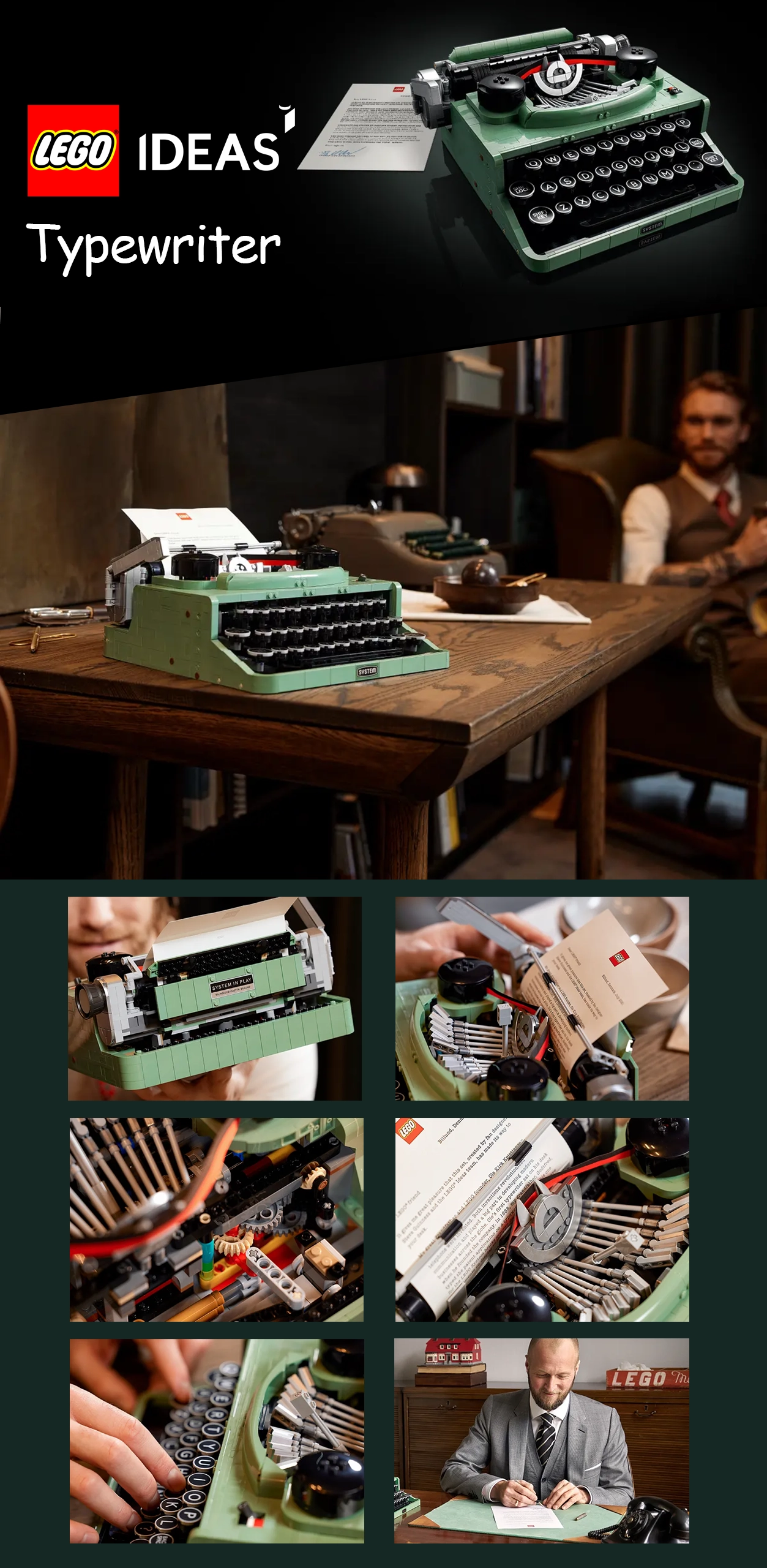 لگو Ideas مدل Typewriter 21327