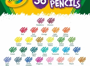 مدادرنگی 36 رنگ کرایولا Crayola