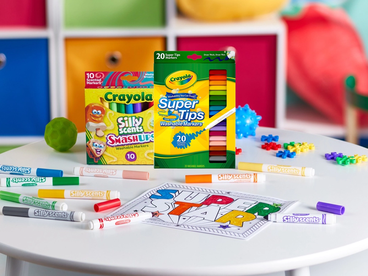 ماژیک قابل‌شستشو 20 رنگ کرایولا Crayola