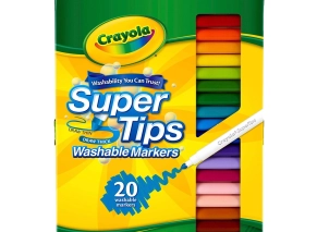 ماژیک قابل‌شستشو 20 رنگ کرایولا Crayola