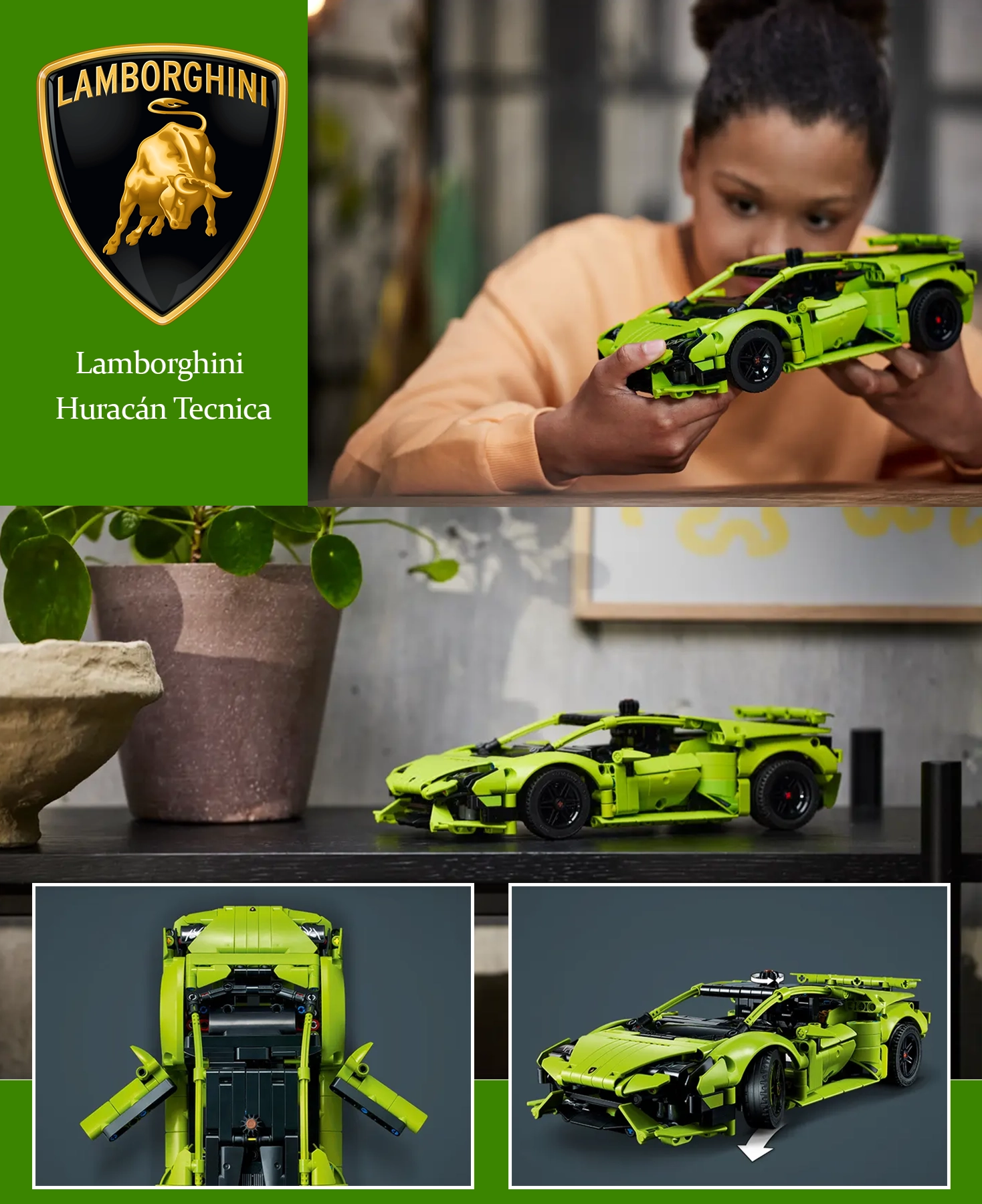 لگو تکنیک مدل Lamborghini Huracán Tecnica 42161