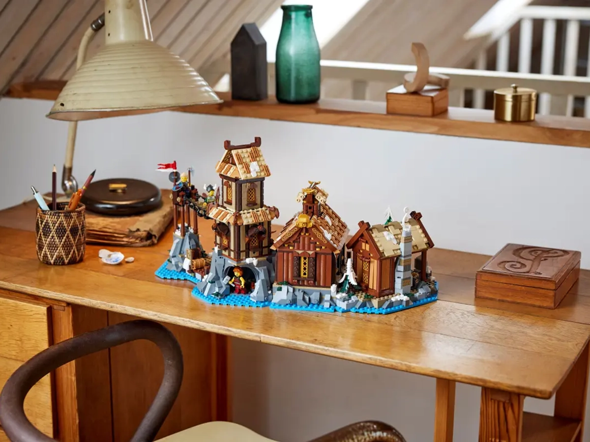 لگو ایده Ideas مدل Viking Village 21343 دهکده‌ی وایکینگ