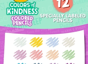 مدادرنگی colors of kindness 12 رنگ کرایولا Crayola