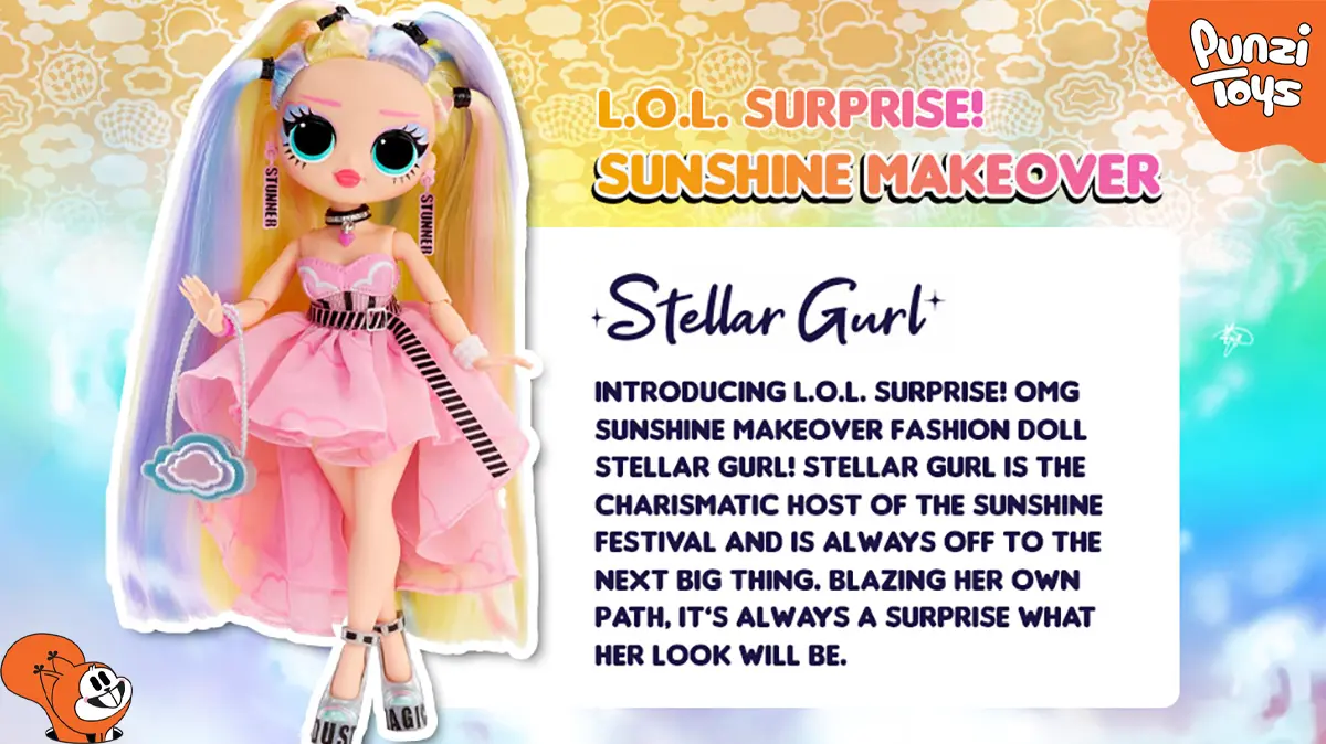 عروسک LOL Surprise سری OMG Sunshine مدل Stellar Gurl