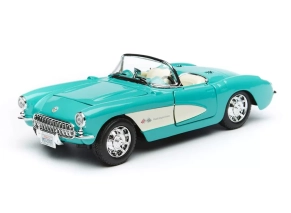 ماشین فلزی مایستو مدل 1957 Chevrolet Corvette سبز آبی