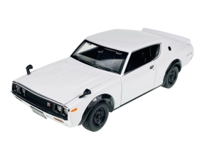 ماشین فلزی مایستو مدل 1973 Nissan Skyline 2000 GT-R سفید